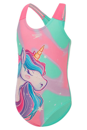 Speedo Toddler Girls Endurance+ Unicorn One Piece