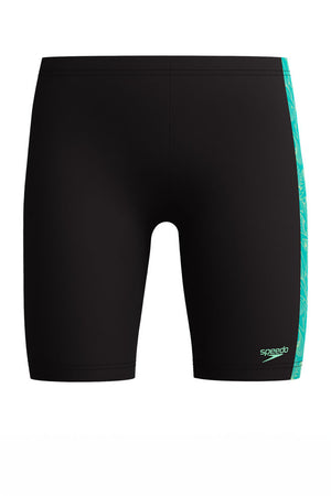 Speedo Junior Boys Alfalfa Green Hyperboom Panel Jammer