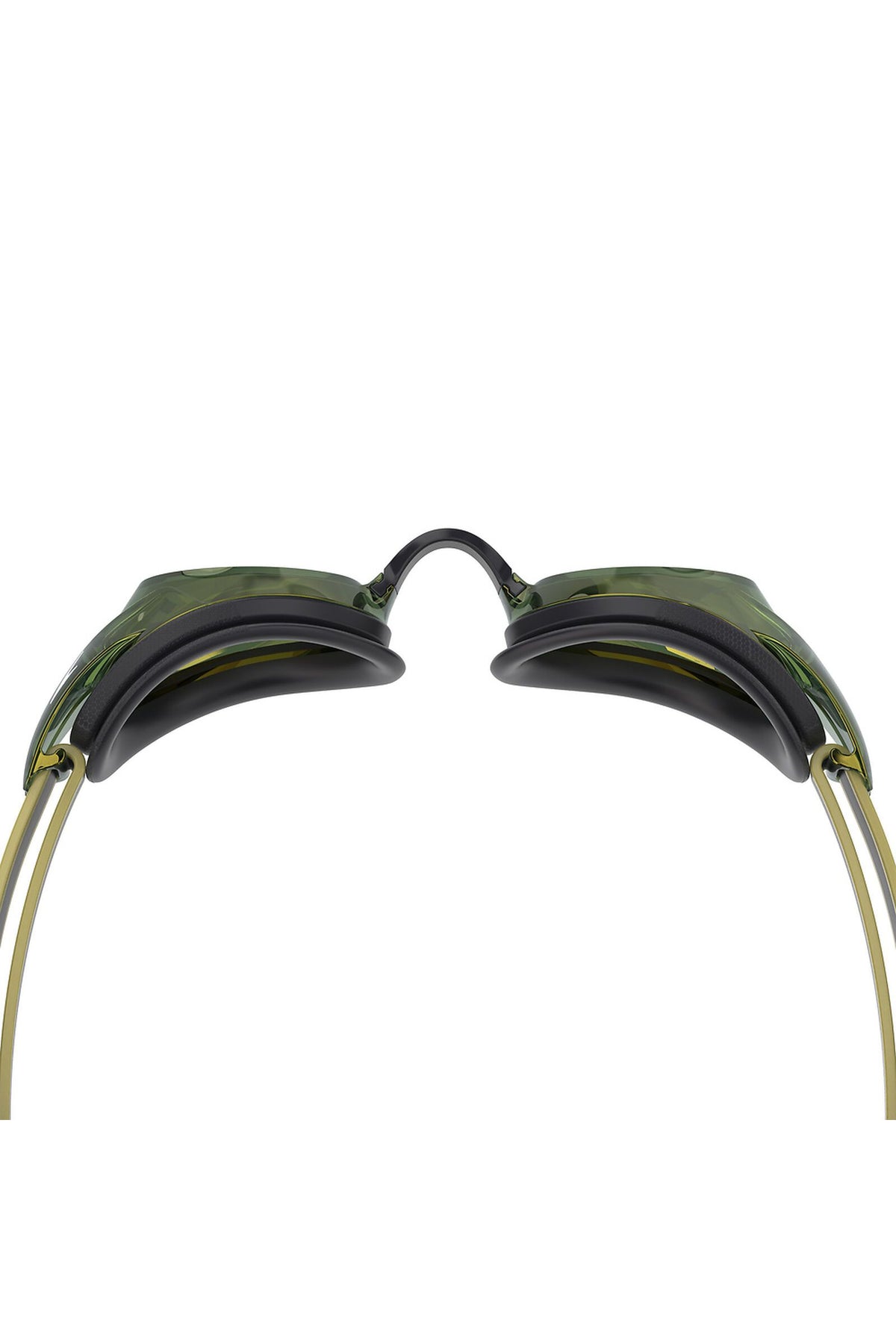 Speedo Adult Mirrored Goggles - Vanquisher 3.0 Black/Emerald/Gold