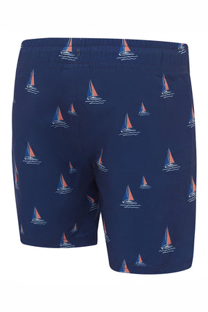 Speedo Toddler Boys 4way Stretch Sail Boat Shorties