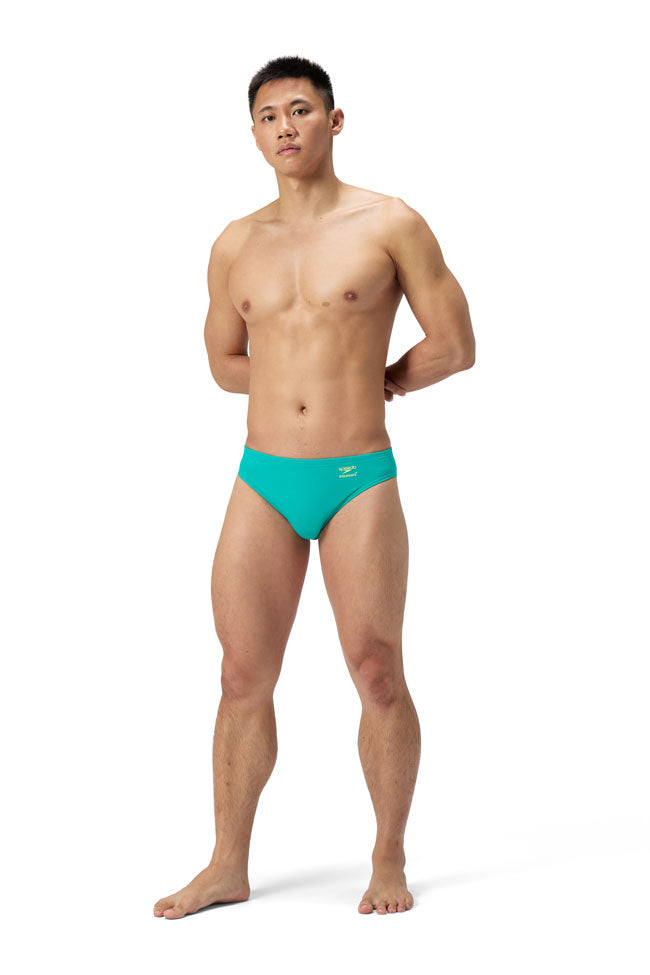 Speedo Mens Endurance+ Turquoise Gem Solid Brief