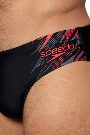 Speedo Mens Medley 7cm Brief - High Risk Red