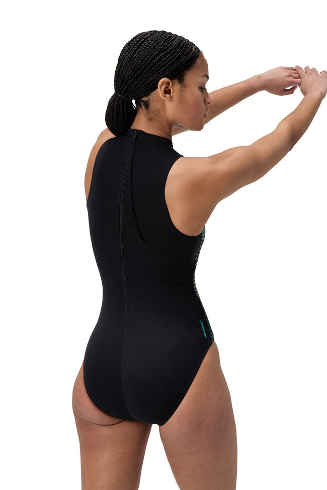 Speedo Womens Tech Panel Hydrasuit Endurance+ One Piece
