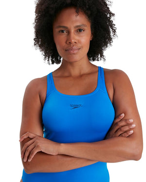 Speedo Womens Endurance+ Medalist One Piece - Bondi Blue