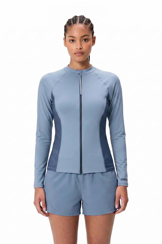 Speedo Womens Long Sleeve Rashguard - Scuba Flex