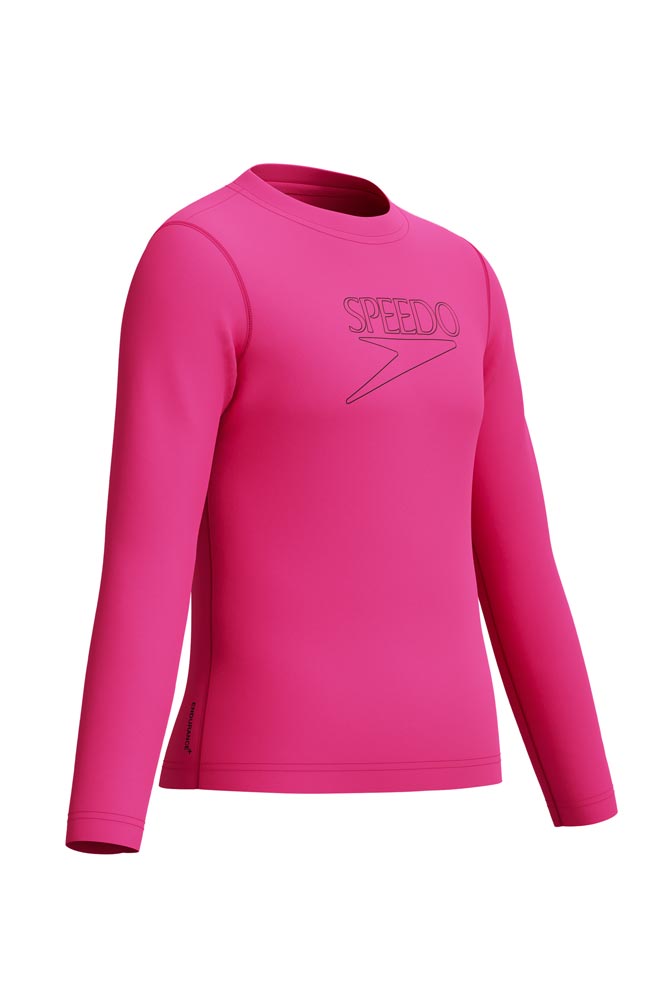 Speedo Girls Long Sleeve Rashvest - Classic