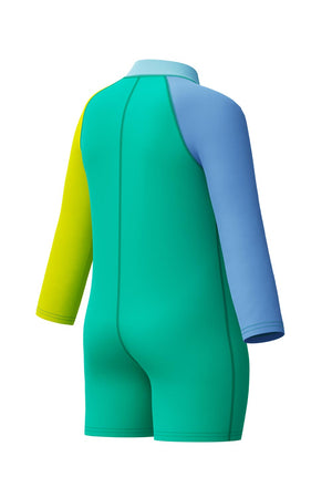 Speedo Toddler Boys Long Sleeve Zip Front Sunsuit - Classic