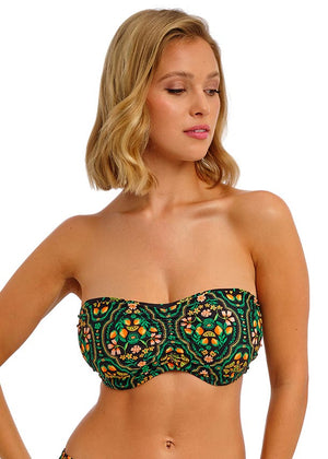 Freya UW Bandeau Bikini Top - Sunset in Seville