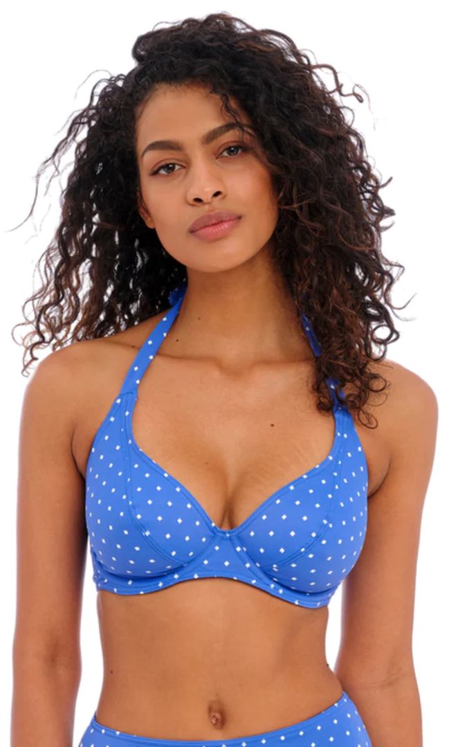Freya Cove UW Halter Bikini Top - Jewel Azure
