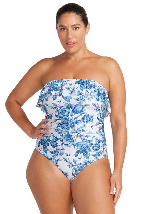 Artesands Bois De Croix Vermeer Frill Bandeau One Piece - Bois De Croix