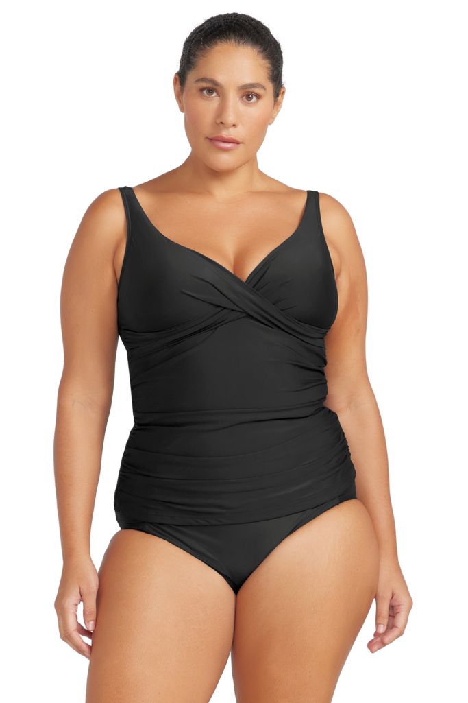 Artesands Delacroix Cross Front Tankini Top - Hues