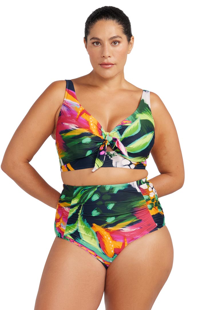 Artesands Raphael High Waist Ruched Swim Pant - Chelona