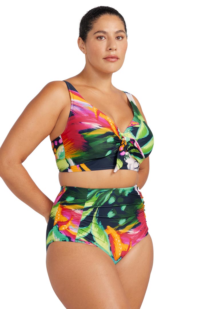 Artesands Raphael High Waist Ruched Swim Pant - Chelona