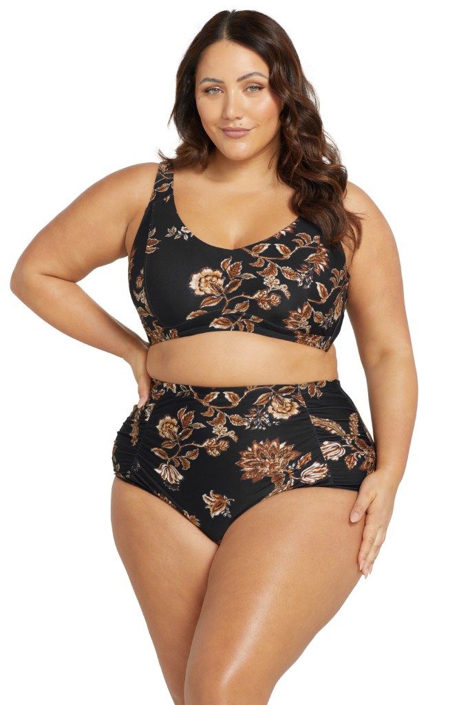 Artesands Raphael High Waist Rouched Swim pant - Chantique