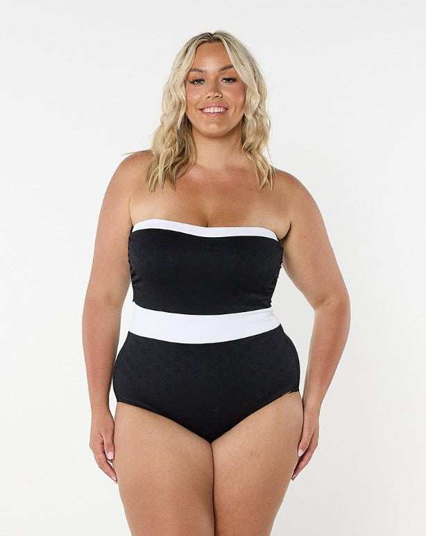 Capriosca Spliced Bandeau One Piece - Acapulco