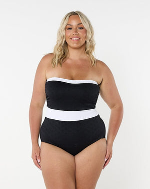Capriosca Spliced Bandeau One Piece - Acapulco