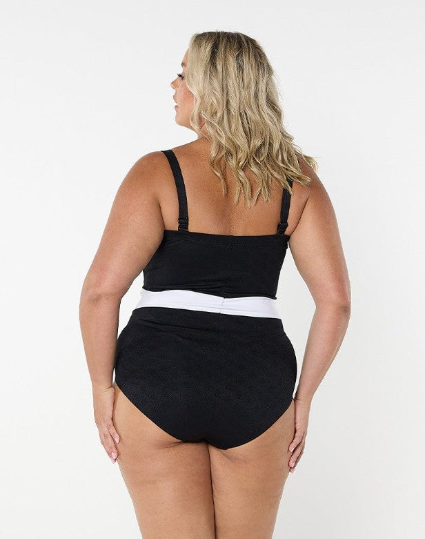 Capriosca Spliced Bandeau One Piece - Acapulco
