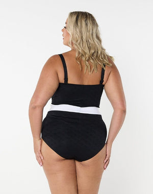Capriosca Spliced Bandeau One Piece - Acapulco