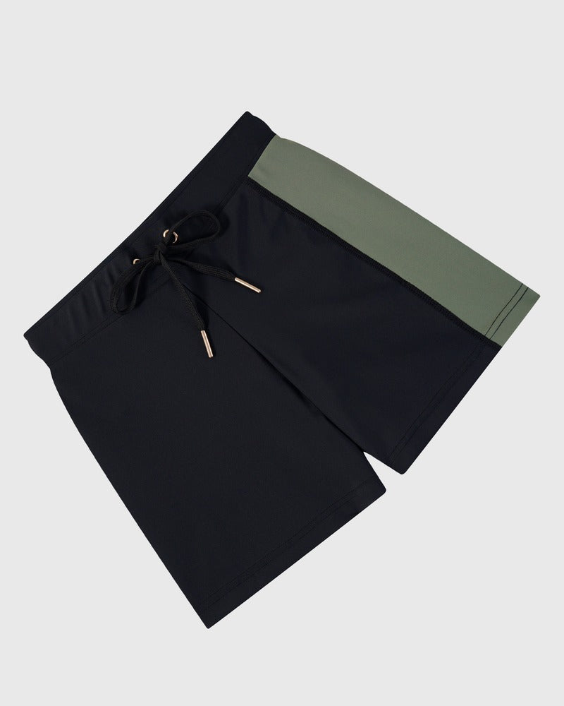 Aqua Blu Toddler Boys Lycra Swim Shorts - Building Blocks