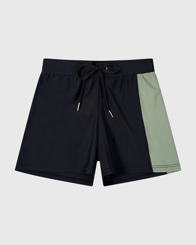 Aqua Blu Boys Lycra Swim Shorts - Building Blocks