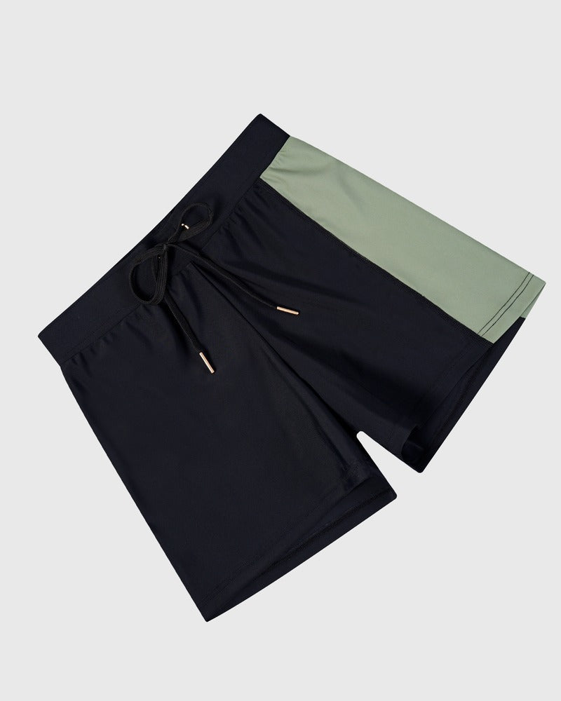 Aqua Blu Boys Lycra Swim Shorts - Building Blocks