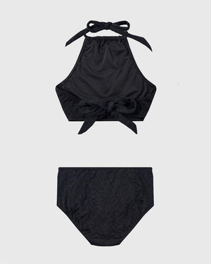 Aqua Blu Girls Halter Neck Bikini Set - Stepping Stones