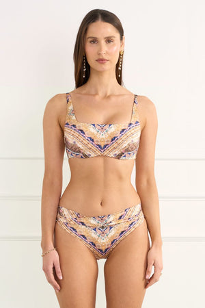 Aqua Blu Womens Malia Top - Entramado