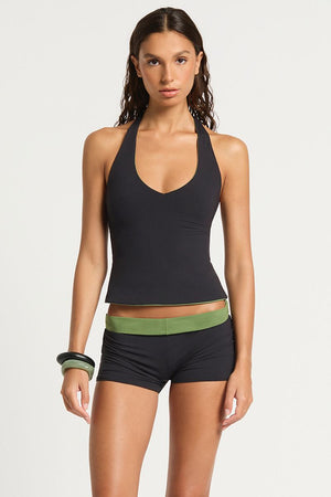 Bond-eye Cora Mini Short - Martini / Black