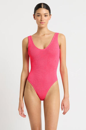 Bond-eye The Mara One Piece - Neon Azalea Recycled