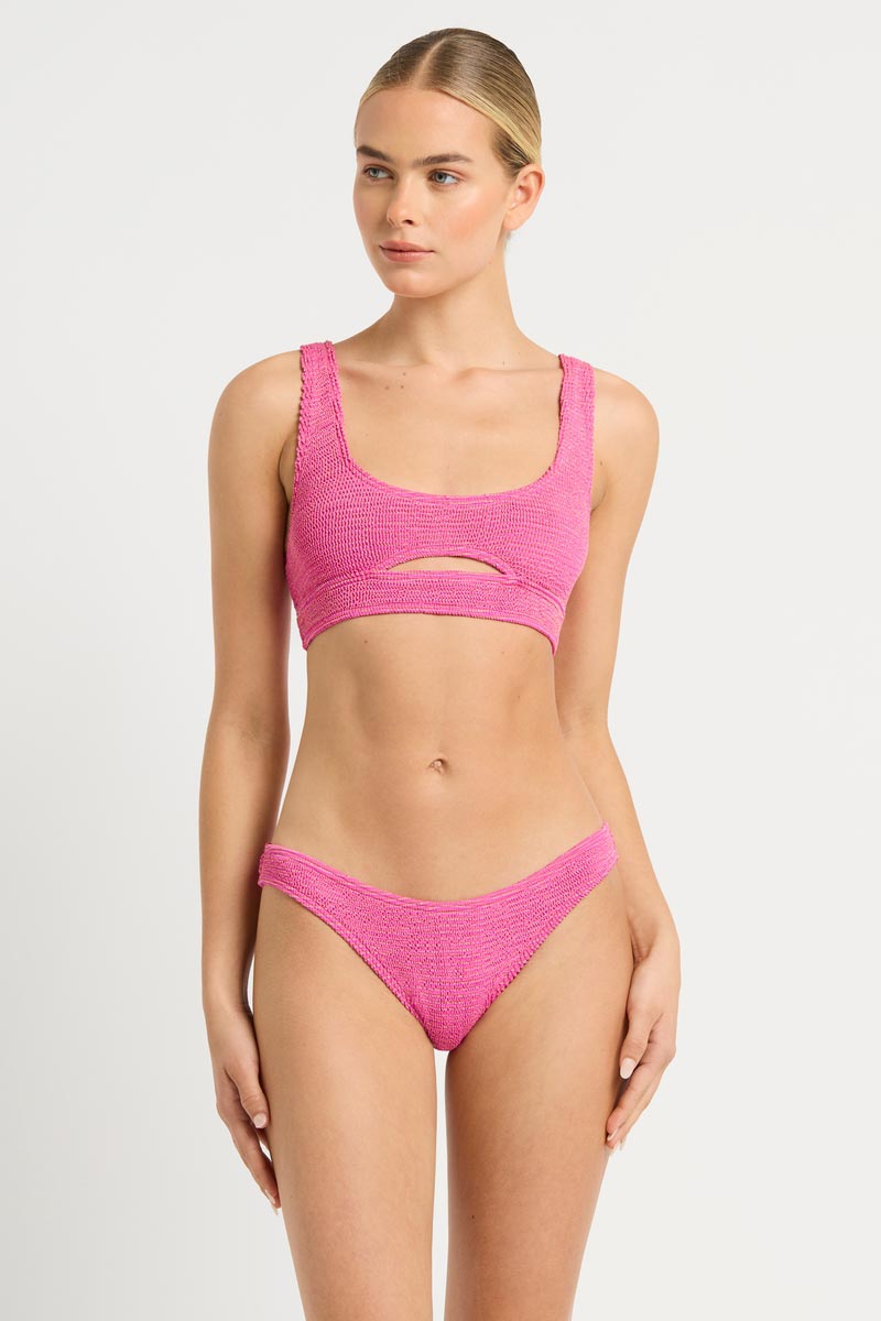 Bond-eye The Sasha Crop - Wildberry Lurex