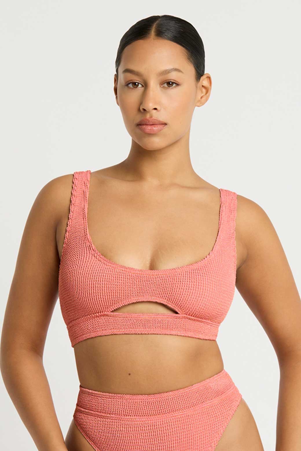 Bond-eye The Sasha Crop - Shell Lurex