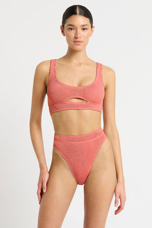 Bond-eye The Sasha Crop - Shell Lurex