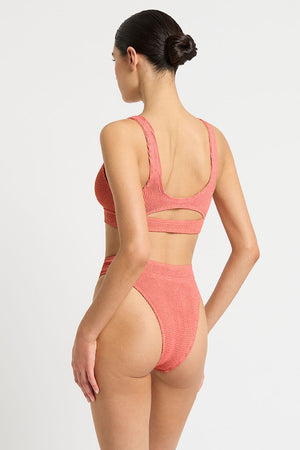 Bond-eye The Sasha Crop - Shell Lurex