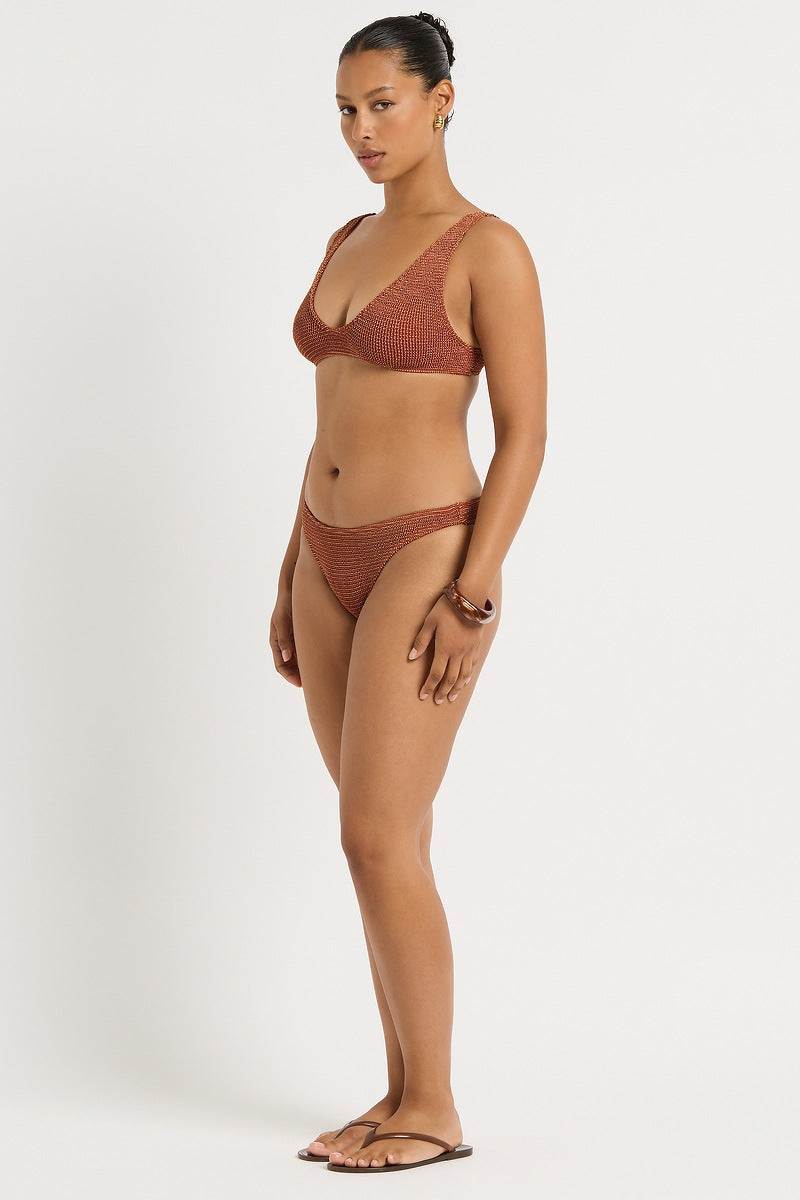 Bond-Eye Scout Crop - Ginger Lurex
