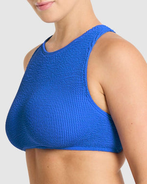 Bond-eye Sydney Crop - Cobalt Recycled