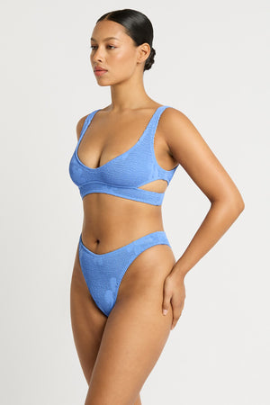 Bond-eye The Nino Crop - Cornflower Floral