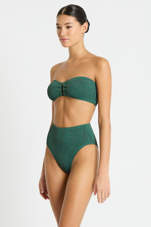 Bond-eye Palmer Brief - Bottle Green Lurex