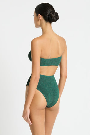 Bond-eye Palmer Brief - Bottle Green Lurex