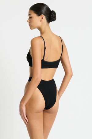 Bond-eye The Strap Saint Crop - Black Eco