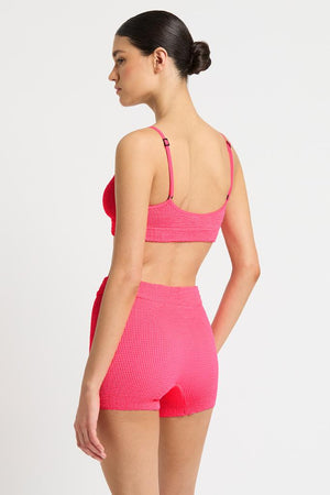 Bond-eye The Strap Saint Crop - Neon Azalea Recycled