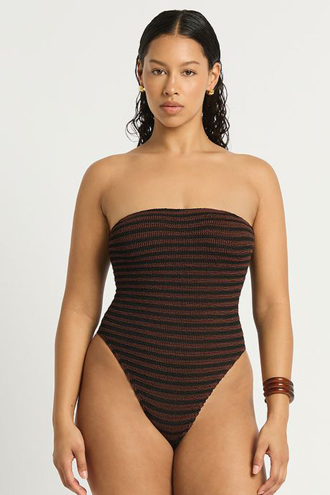 Bond-Eye Fane 1 Pce - Carob/Black