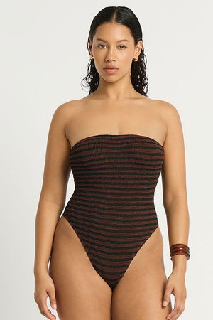 Bond-Eye Fane 1 Pce - Carob/Black