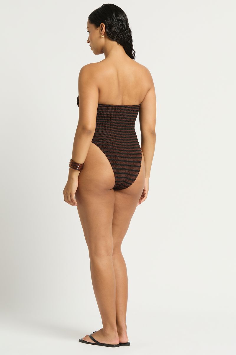 Bond-Eye Fane 1 Pce - Carob/Black