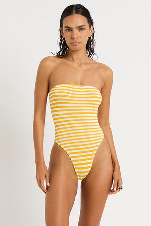 Bond-Eye Fane 1 Pce - Saffron Stripe