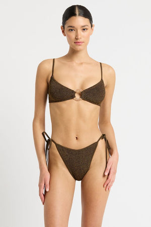 Bond-eye The Ring Lissio Crop - Cocoa Lurex