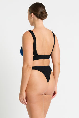 Bond-eye Splice Nino Crop - Cobalt Black