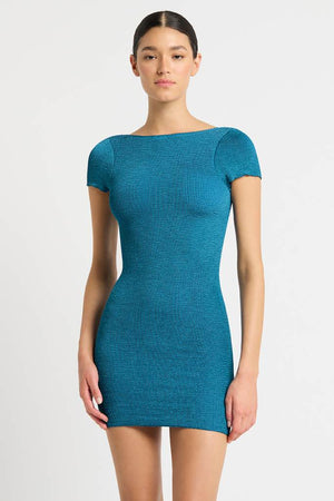 Bond-eye The Jerrie Dress - Ocean Shimmer