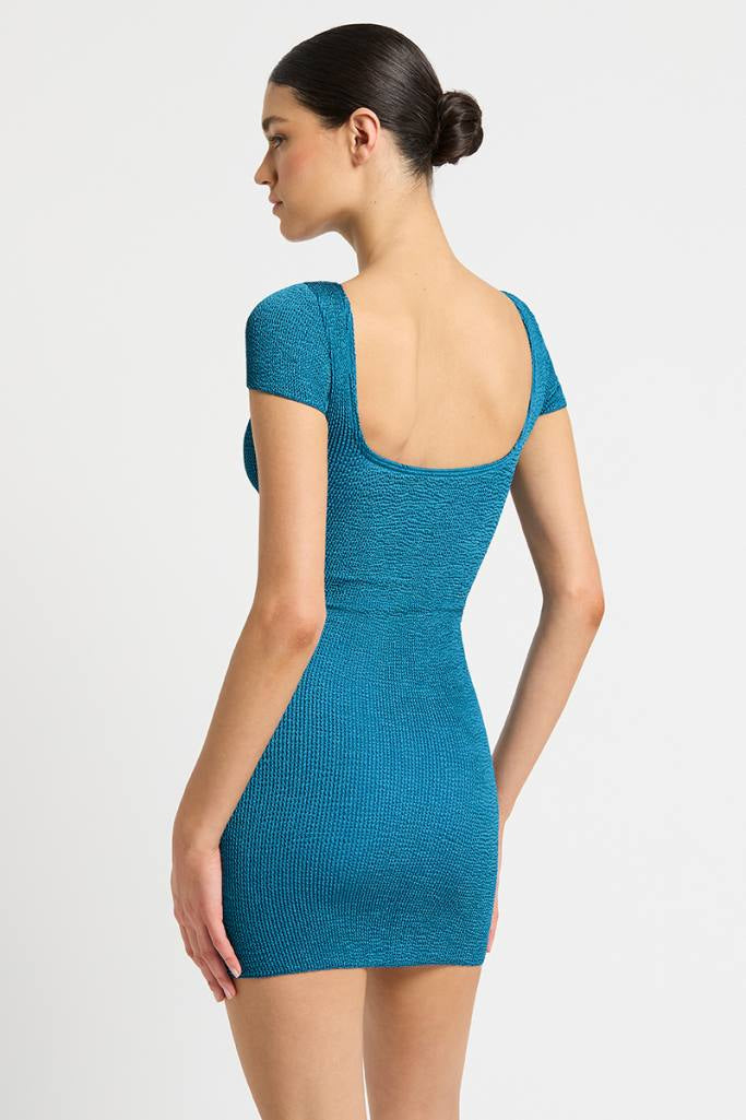 Bond-eye The Jerrie Dress - Ocean Shimmer