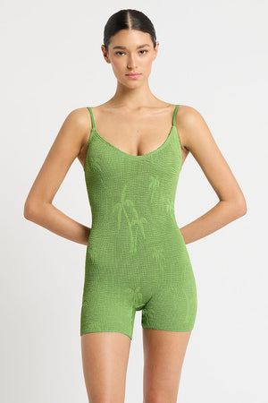 Bond-eye The Rene Playsuit - Matcha Palm