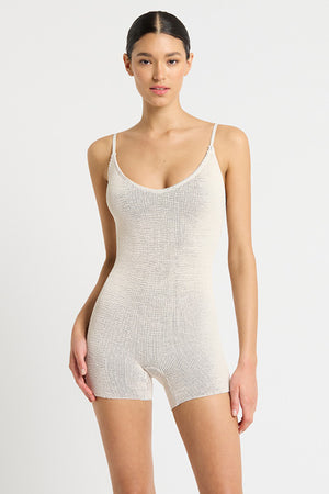 Bond-eye The Rene Playsuit - Coconut Milk
